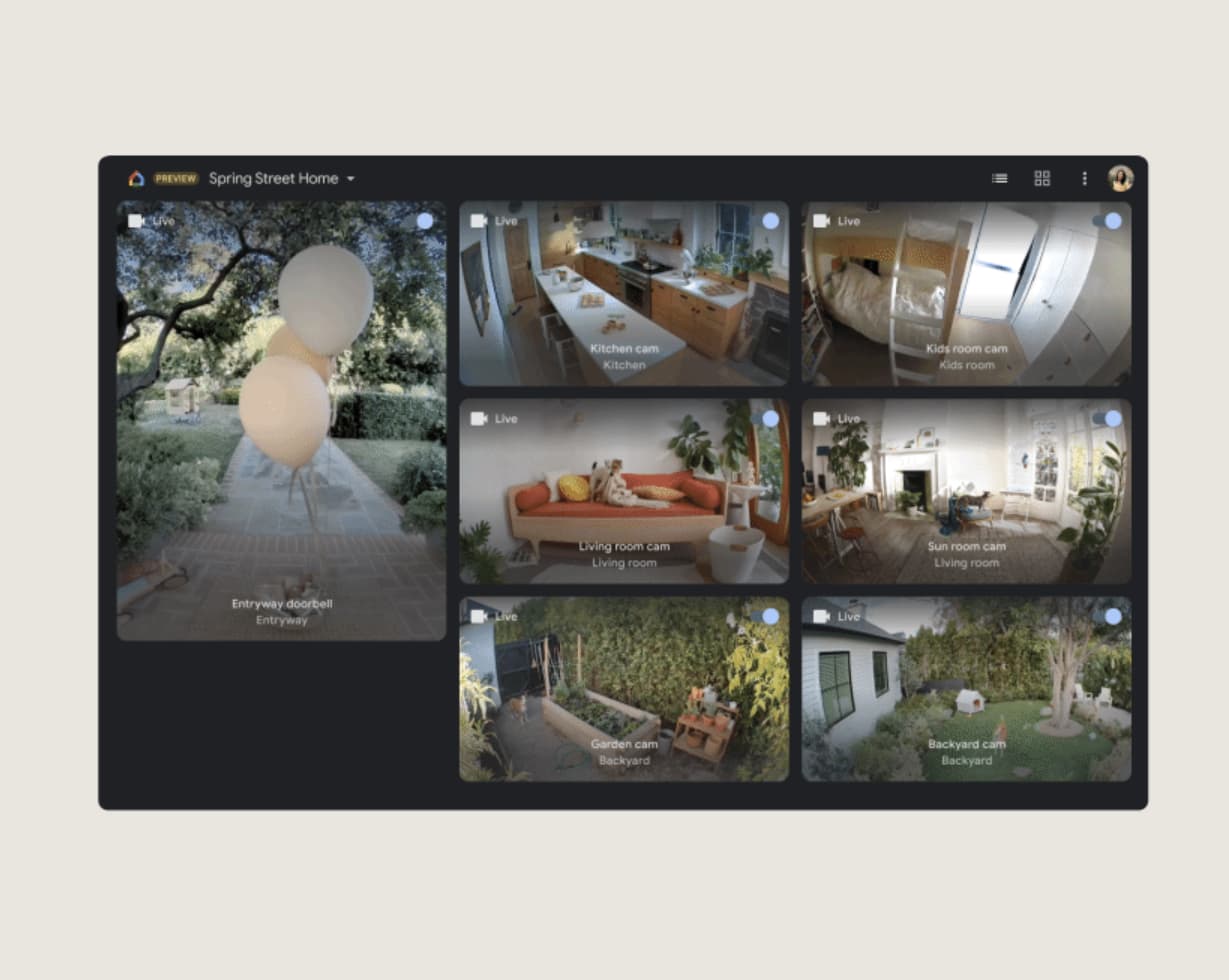 Google Home web rolling out